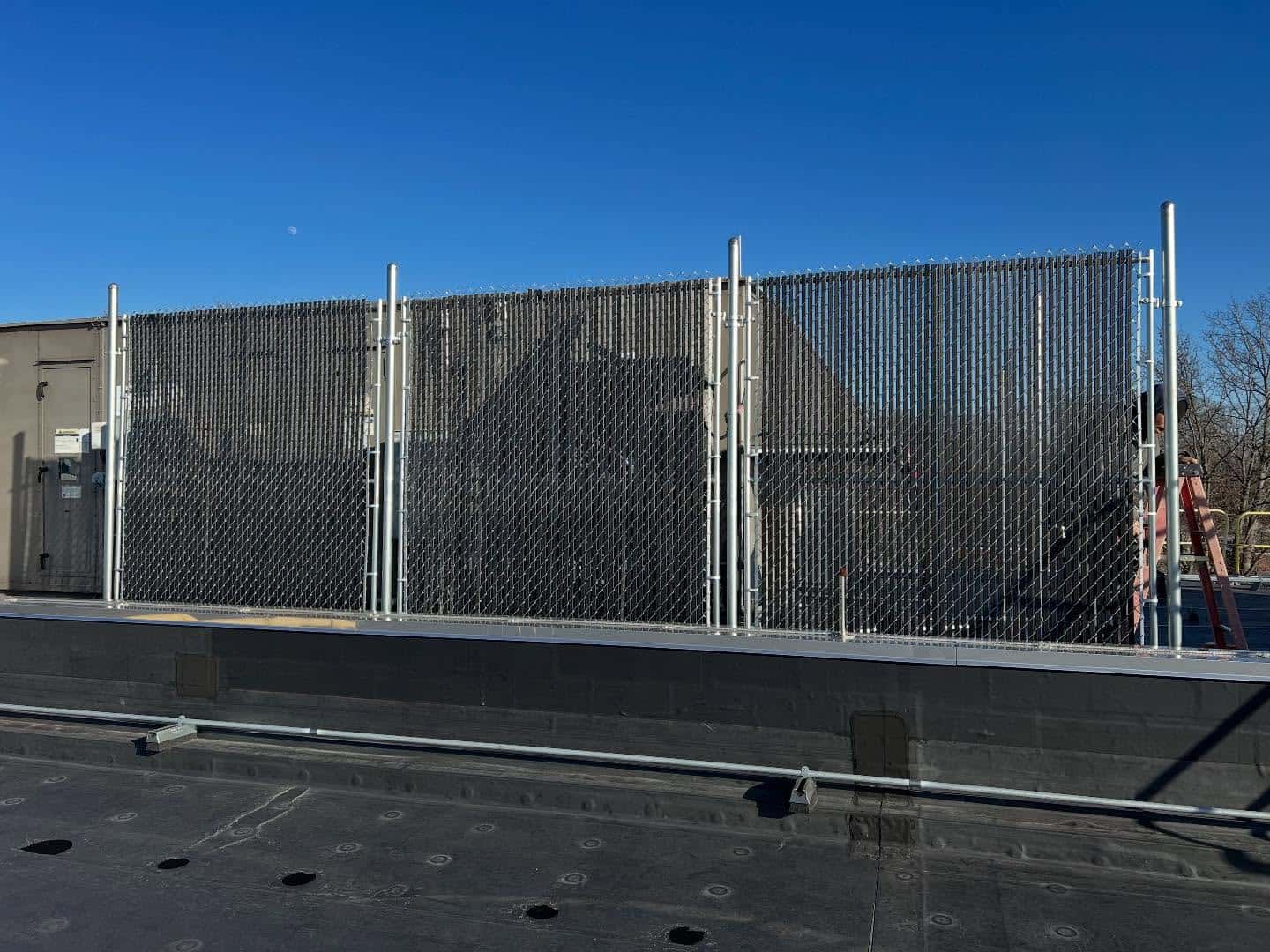 Chain Link fence installation in Milford, Massachusetts