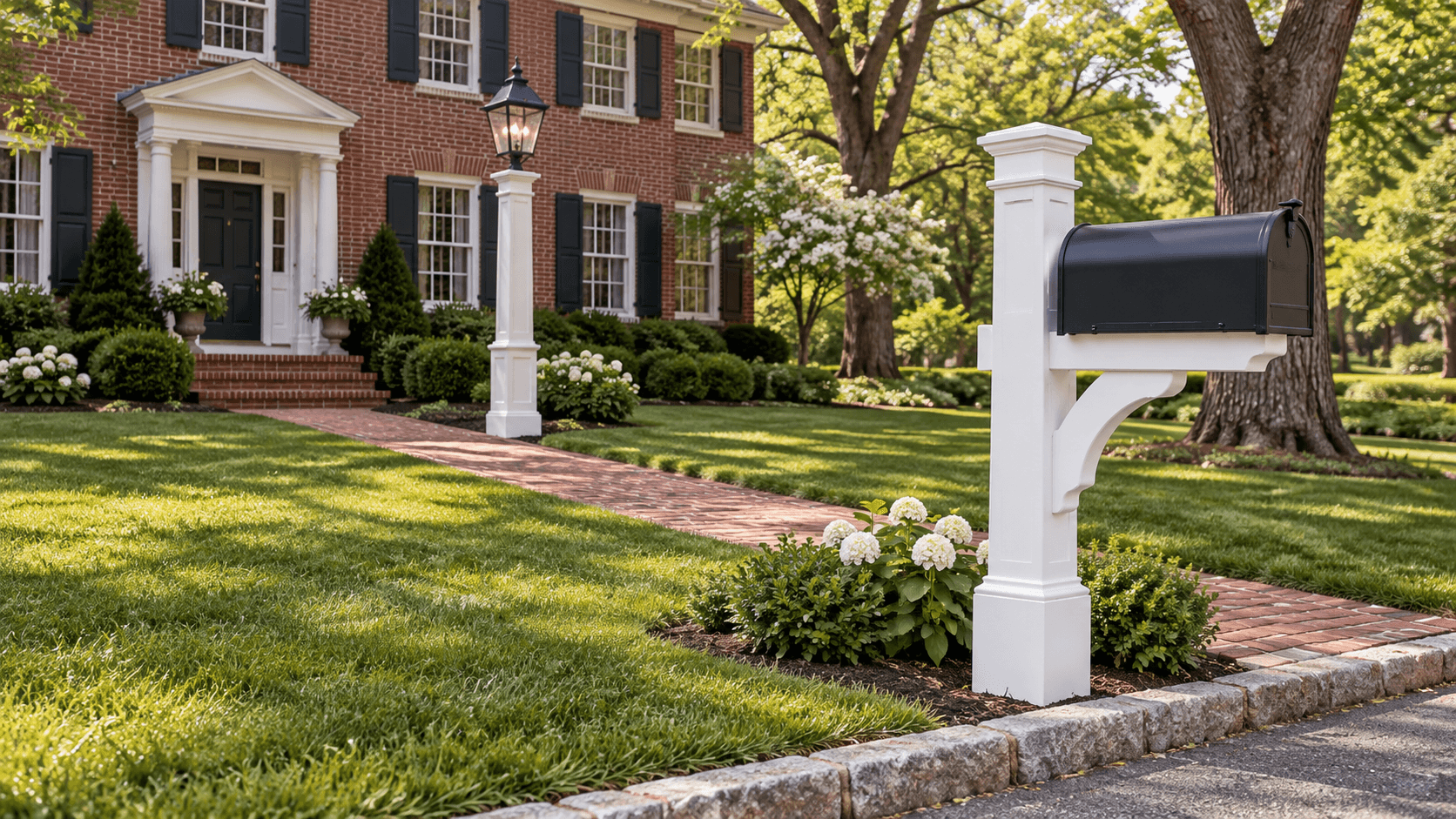 Mailbox & Light Posts