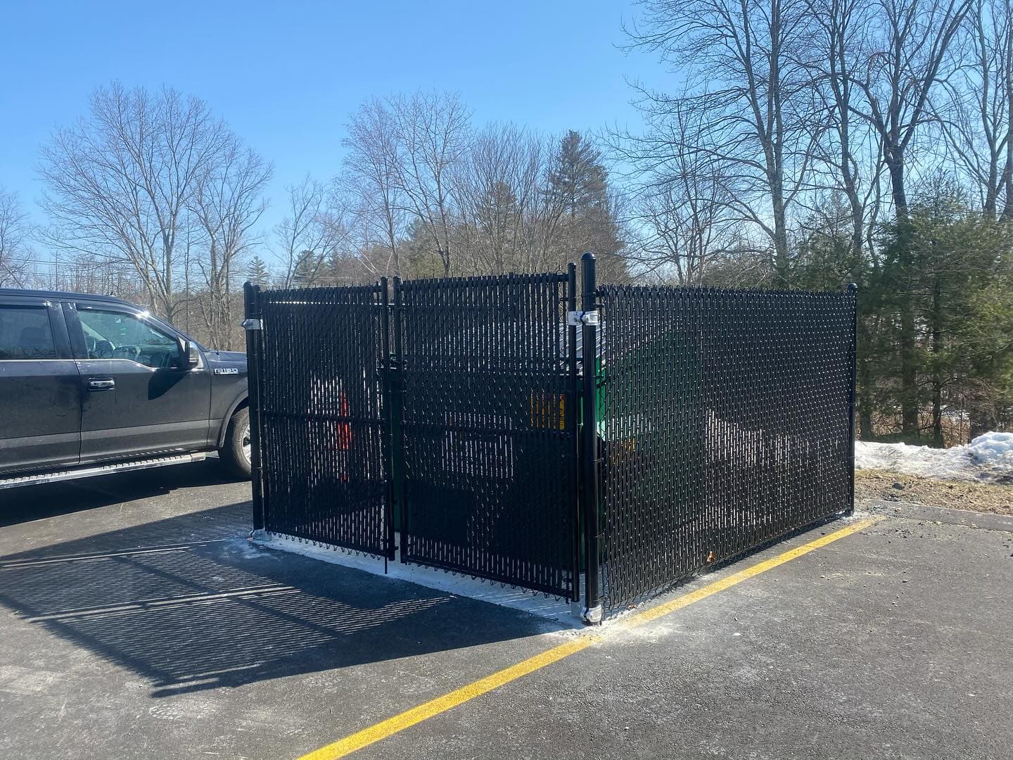 Holliston's Durable Dumpster Enclosure